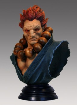 Gouki (Bust), Street Fighter II, Premium Collectibles Studio, Pre-Painted, 1/3